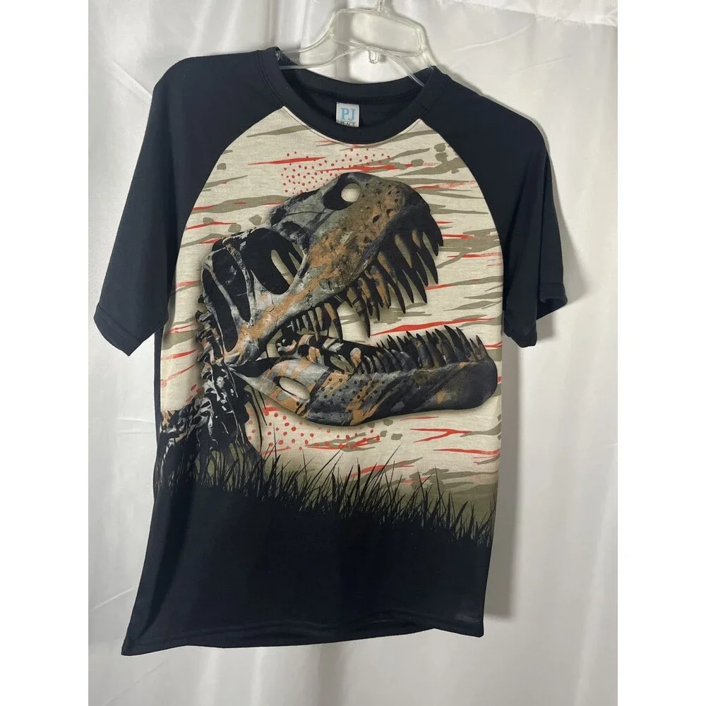 Children’s Place Boys Short Sleeve Dino Graphic Pajama T-Shirt Size 2XL Dinosaur